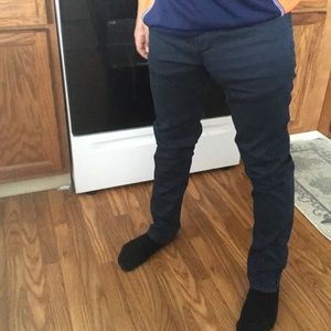 Levi’s Mens 31/32 Navy Blue Jeans Slim Straight